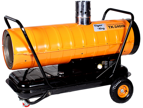 Тепловая дизельная пушка с отводом Tiger-King ТК-240ID